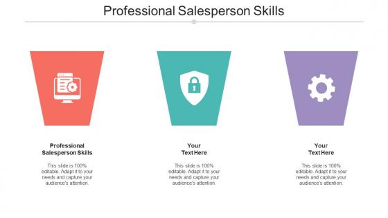 Professional Salesperson Skills Ppt Powerpoint Presentation Gallery Background Cpb