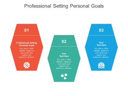 Professional setting personal goals ppt powerpoint presentation summary inspiration cpb