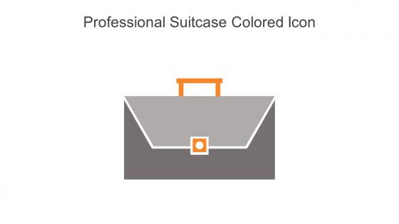 Professional Suitcase Colored Icon In Powerpoint Pptx Png And Editable Eps Format