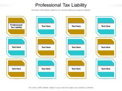 Professional tax liability ppt powerpoint presentation file samples cpb