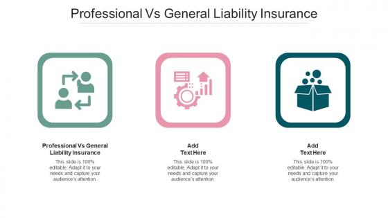 Professional Vs General Liability Insurance In Powerpoint And Google Slides Cpb