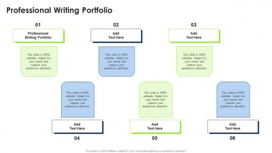 Professional Writing Portfolio In Powerpoint And Google Slides Cpb