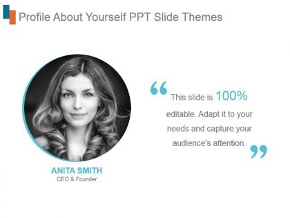 Profile about yourself ppt slide themes