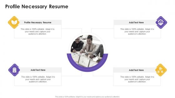 Profile Necessary Resume In Powerpoint And Google Slides Cpb