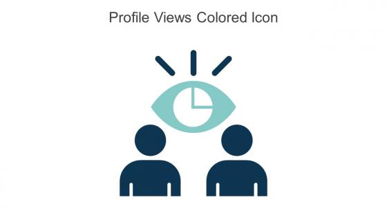 Profile Views Colored Icon In Powerpoint Pptx Png And Editable Eps Format