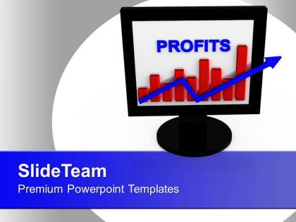 Profit bar graph presentation success powerpoint templates ppt themes and graphics 0113