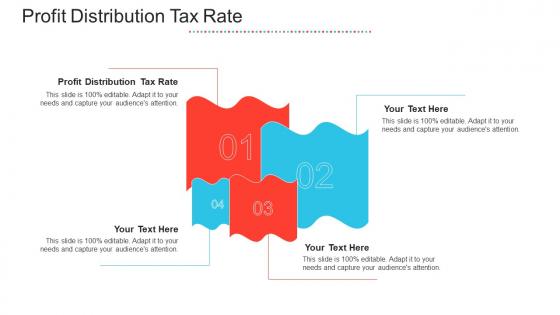 Profit Distribution Tax Rate Ppt Powerpoint Presentation Styles Images Cpb