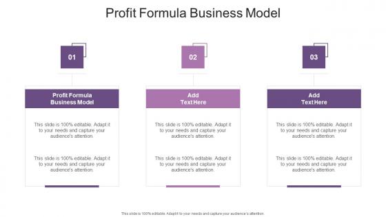 Profit Formula Business Model In Powerpoint And Google Slides Cpb