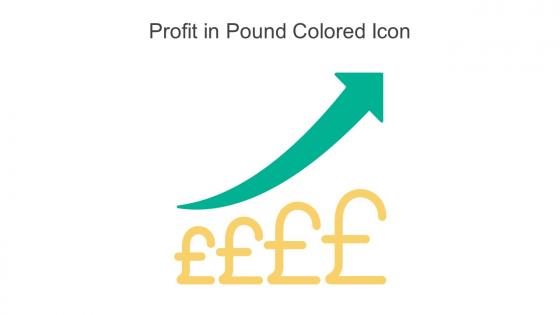 Profit In Pound Colored Icon In Powerpoint Pptx Png And Editable Eps Format