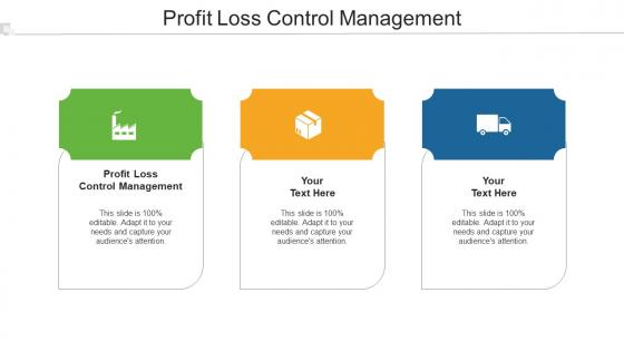 Profit Loss Control Management Ppt Powerpoint Presentation Model Graphics Tutorials Cpb