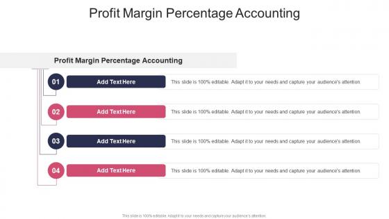Profit Margin Percentage Accounting In Powerpoint And Google Slides Cpb