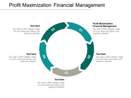 Profit maximization financial management ppt powerpoint presentation layouts graphics cpb