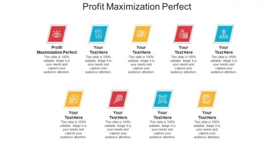 Profit maximization perfect ppt powerpoint presentation outline show cpb