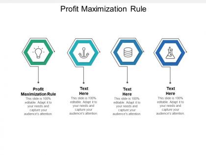 Profit maximization rule ppt powerpoint presentation outline deck cpb
