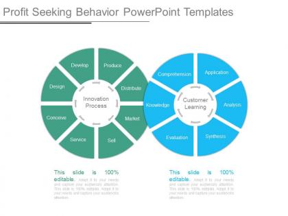 Profit seeking behavior powerpoint templates