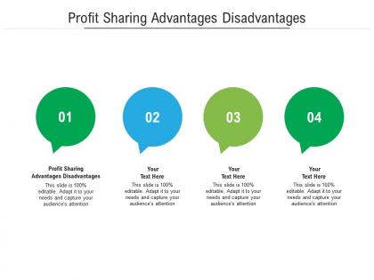 Profit sharing advantages disadvantages ppt powerpoint presentation file icon cpb