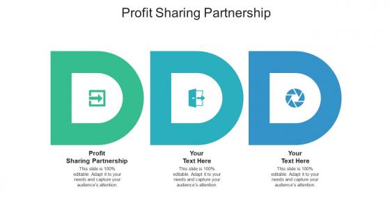 Profit sharing partnership ppt powerpoint presentation inspiration background designs cpb