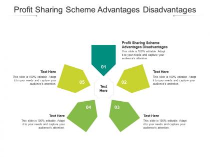 Profit sharing scheme advantages disadvantages ppt powerpoint presentation summary display cpb