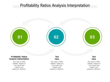 Profitability ratios analysis interpretation ppt powerpoint presentation professional styles cpb