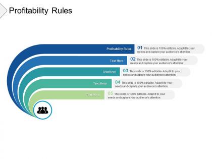 Profitability rules ppt powerpoint presentation infographic template graphics example cpb