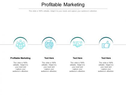 Profitable marketing ppt powerpoint presentation introduction cpb