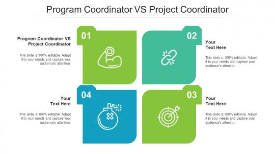 Program Coordinator Vs Project Coordinator Ppt Powerpoint Presentation Infographic Images Cpb
