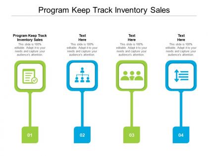 Program keep track inventory sales ppt infographics background images cpb