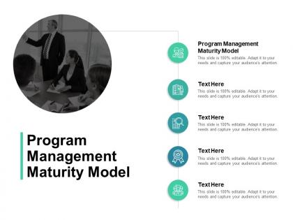 Program management maturity model ppt powerpoint presentation designs cpb