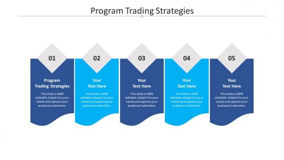 Program trading strategies ppt powerpoint presentation slides summary cpb