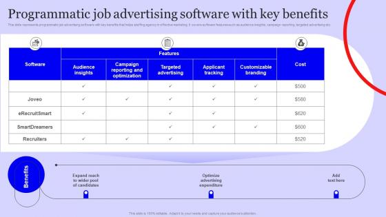 Programmatic Job Advertising Software Staffing Agency Marketing Plan Strategy SS