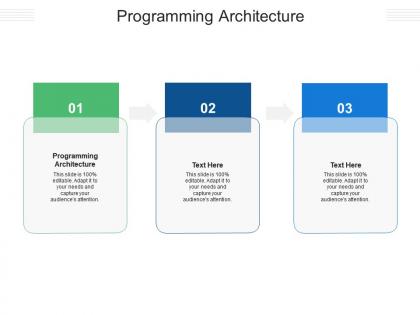 Programming architecture ppt powerpoint presentation icon skills cpb