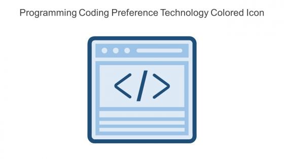 Programming Coding Preference Technology Colored Icon In Powerpoint Pptx Png And Editable Eps Format