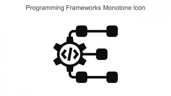 Programming Frameworks Monotone Icon In Powerpoint Pptx Png And Editable Eps Format