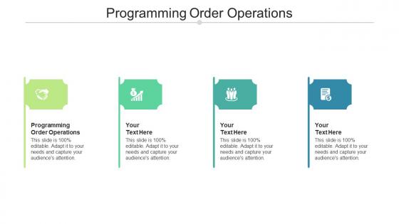 Programming Order Operations Ppt Powerpoint Presentation Example 2015 Cpb