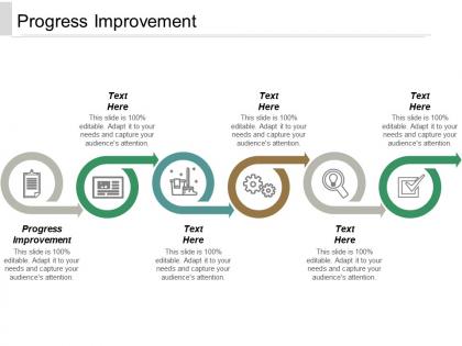 Progress improvement ppt powerpoint presentation ideas templates cpb