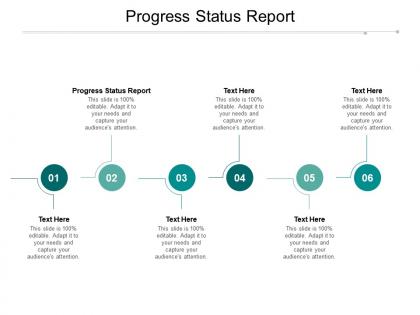 Progress status report ppt powerpoint presentation gallery rules cpb