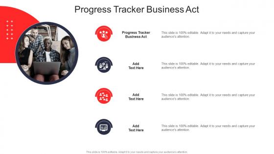 Progress Tracker Business Act In Powerpoint And Google Slides Cpb