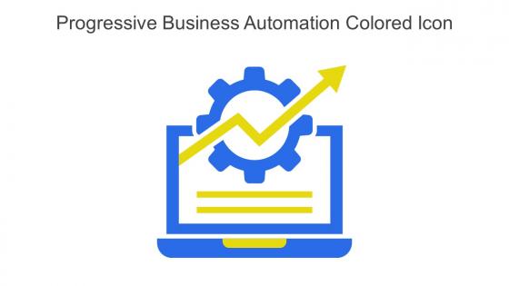 Progressive Business Automation Colored Icon In Powerpoint Pptx Png And Editable Eps Format