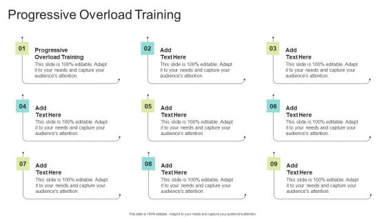 Progressive Overload Training In Powerpoint And Google Slides Cpb