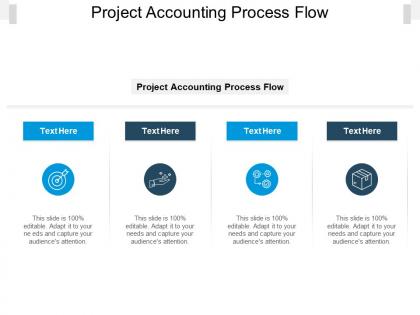 Project accounting process flow ppt powerpoint presentation icon show cpb