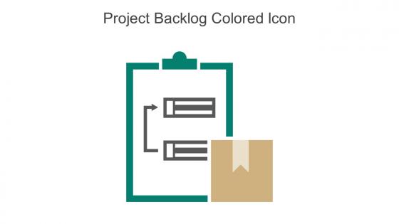 Project Backlog Colored Icon In Powerpoint Pptx Png And Editable Eps Format