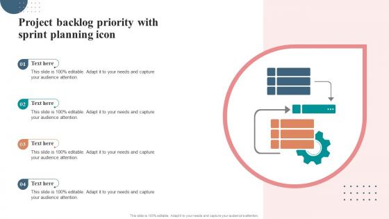 Project Backlog Priority With Sprint Planning Icon