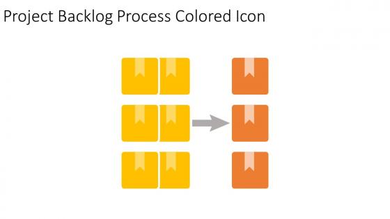 Project Backlog Process Colored Icon In Powerpoint Pptx Png And Editable Eps Format