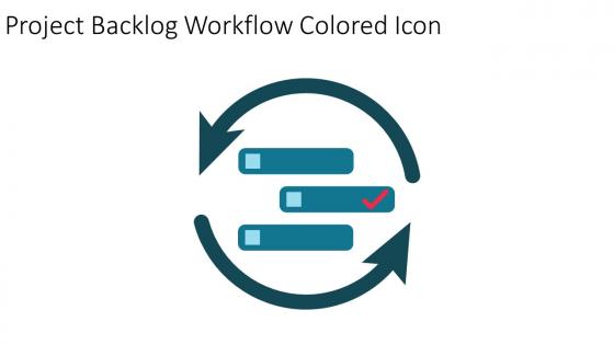 Project Backlog Workflow Colored Icon In Powerpoint Pptx Png And Editable Eps Format