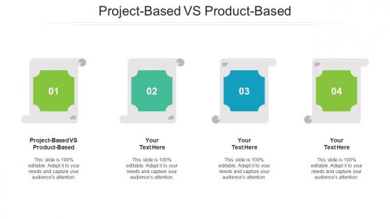 Project based vs product based ppt powerpoint presentation pictures clipart cpb