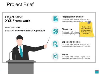 Project brief powerpoint slides templates