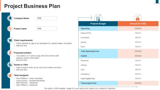 Project Business Plan Miscellaneous Project Templates Bundle Ppt Guidelines