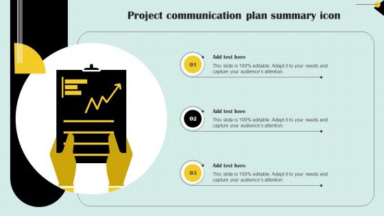 Project Communication Plan Summary Icon