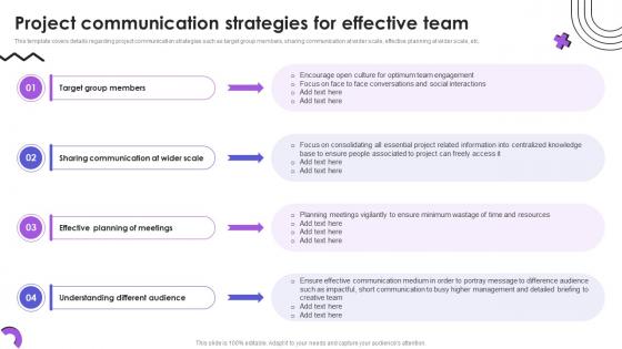 Project Communication Strategies For Effective Team Event Communication