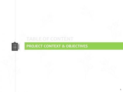 Project context and objectives agenda j89 ppt powerpoint presentation icon show